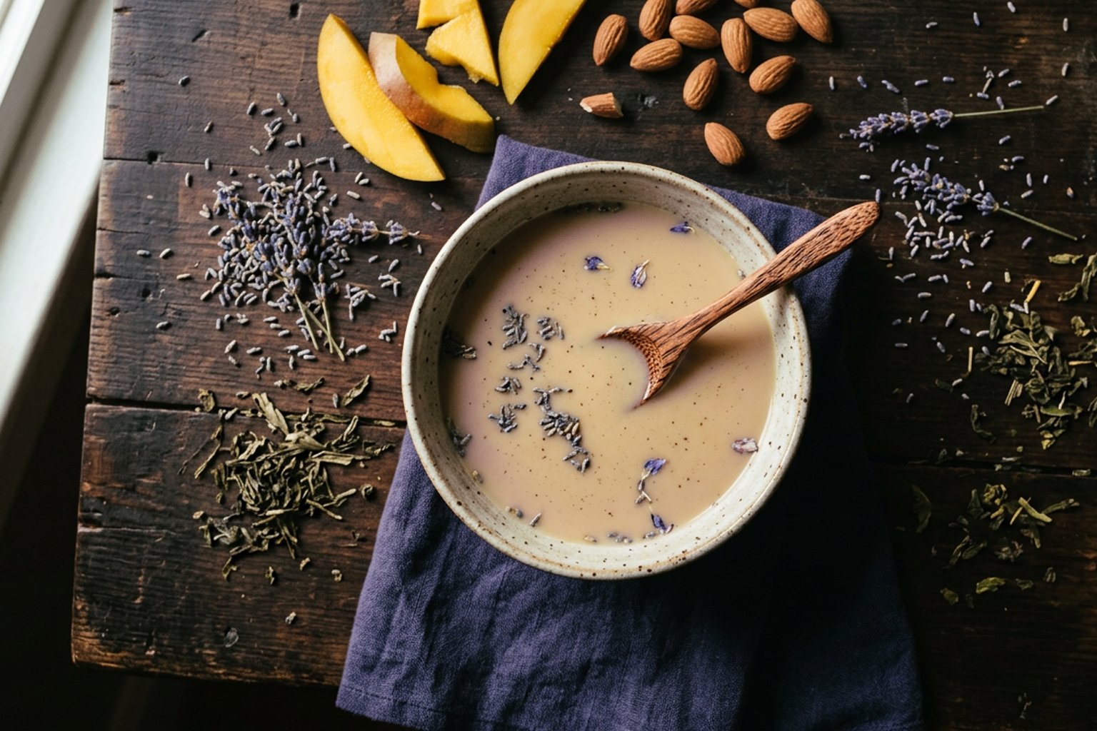 Lavender Mango Oat Milk Green Tea